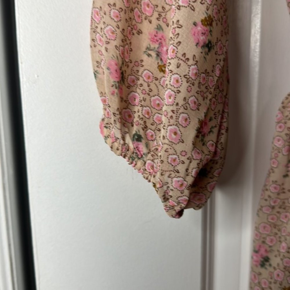 y2k delias pink floral sheer dress - Picture 4 of 7